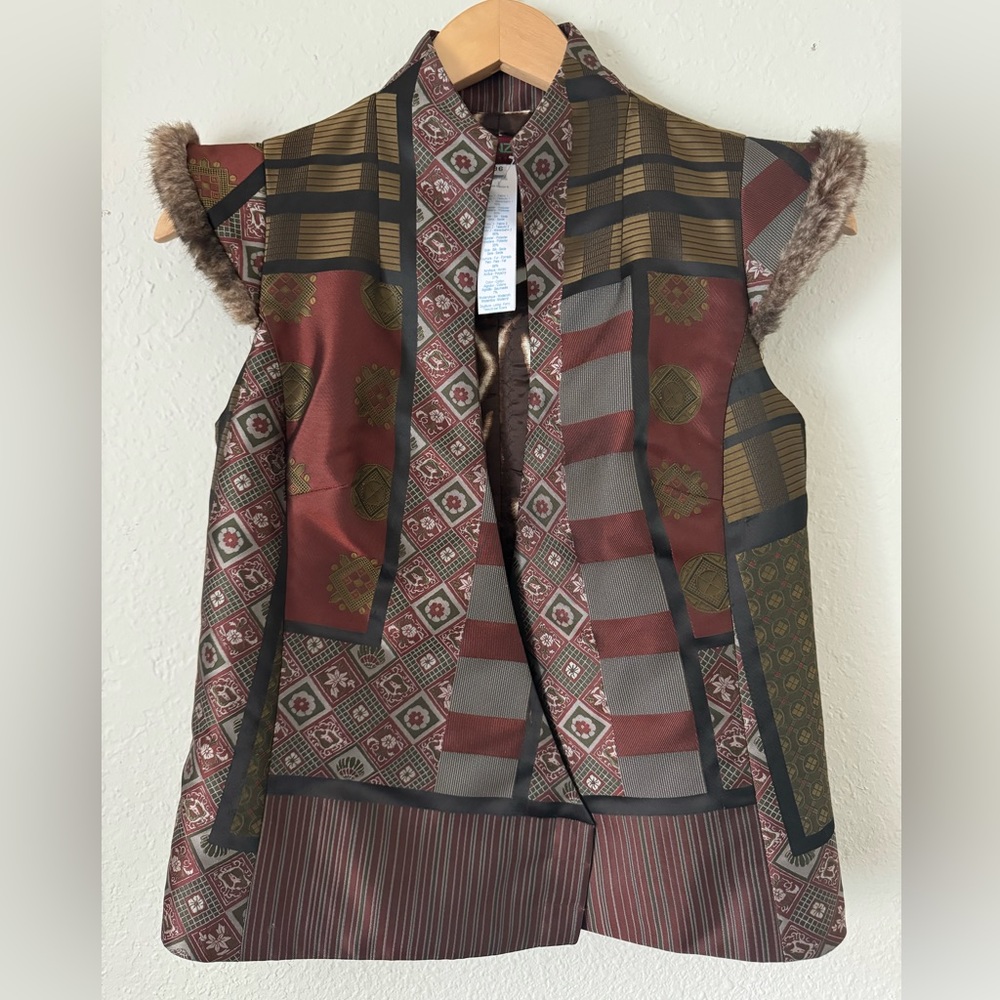 Authentic Kenzo Paris silk vest